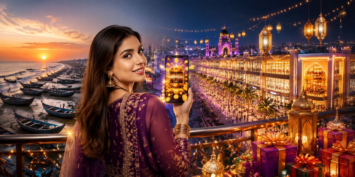 কক্সবাজারে ঈদ উৎসবে স্লট গেম প্রোমোশন