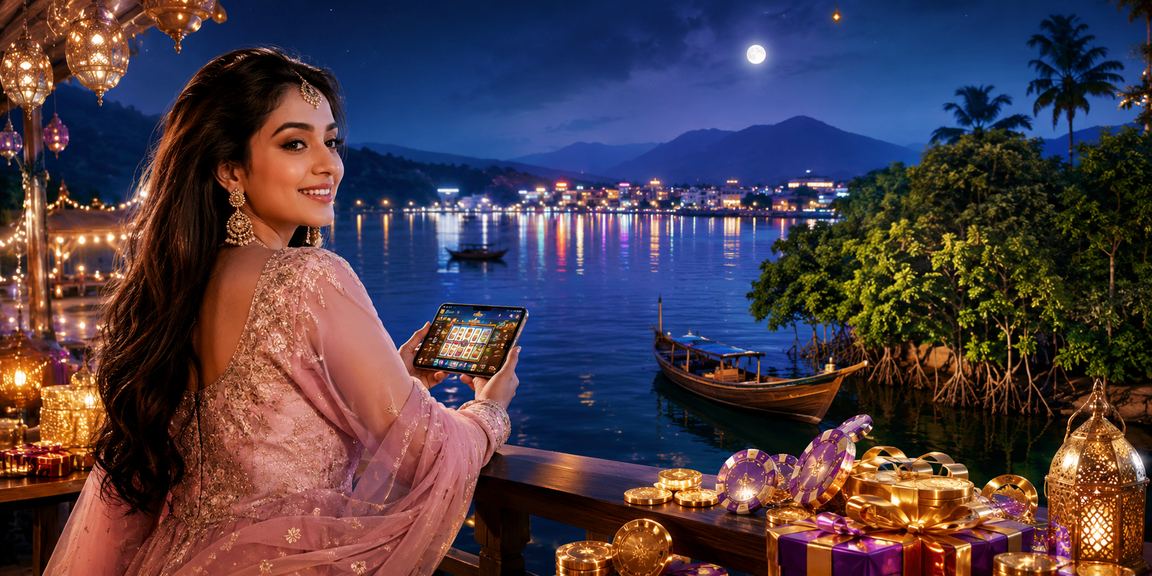 সুন্দরবন অঞ্চলে ঈদ উৎসবে মোবাইলে ক্যাসিনো উপভোগ করছেন একজন খেলোয়াড়